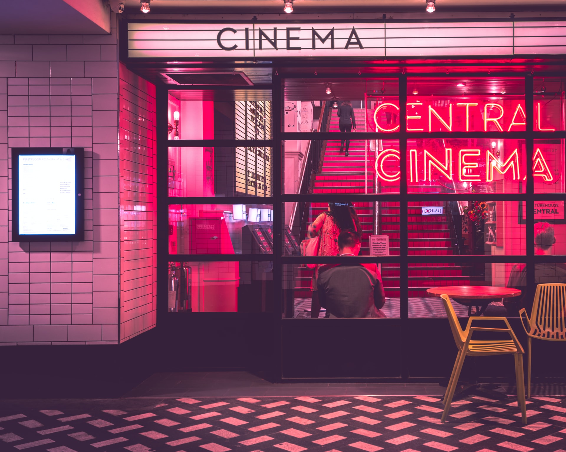 Exterior of a cinema